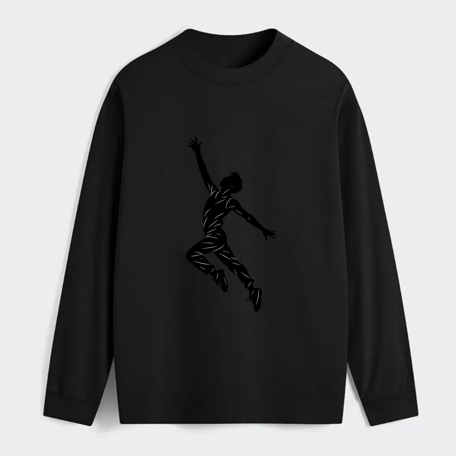 Modern dancer reaching skyward - Classic Long Sleeve Shirt - Black