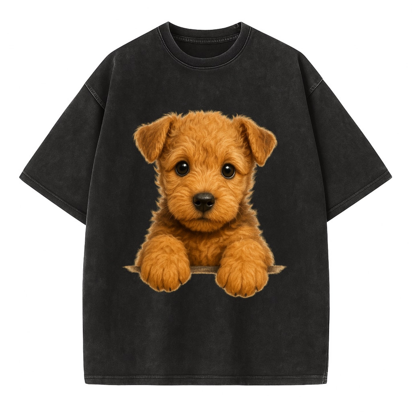 Lakeland Terrier  - Vintage T-shirt - Black