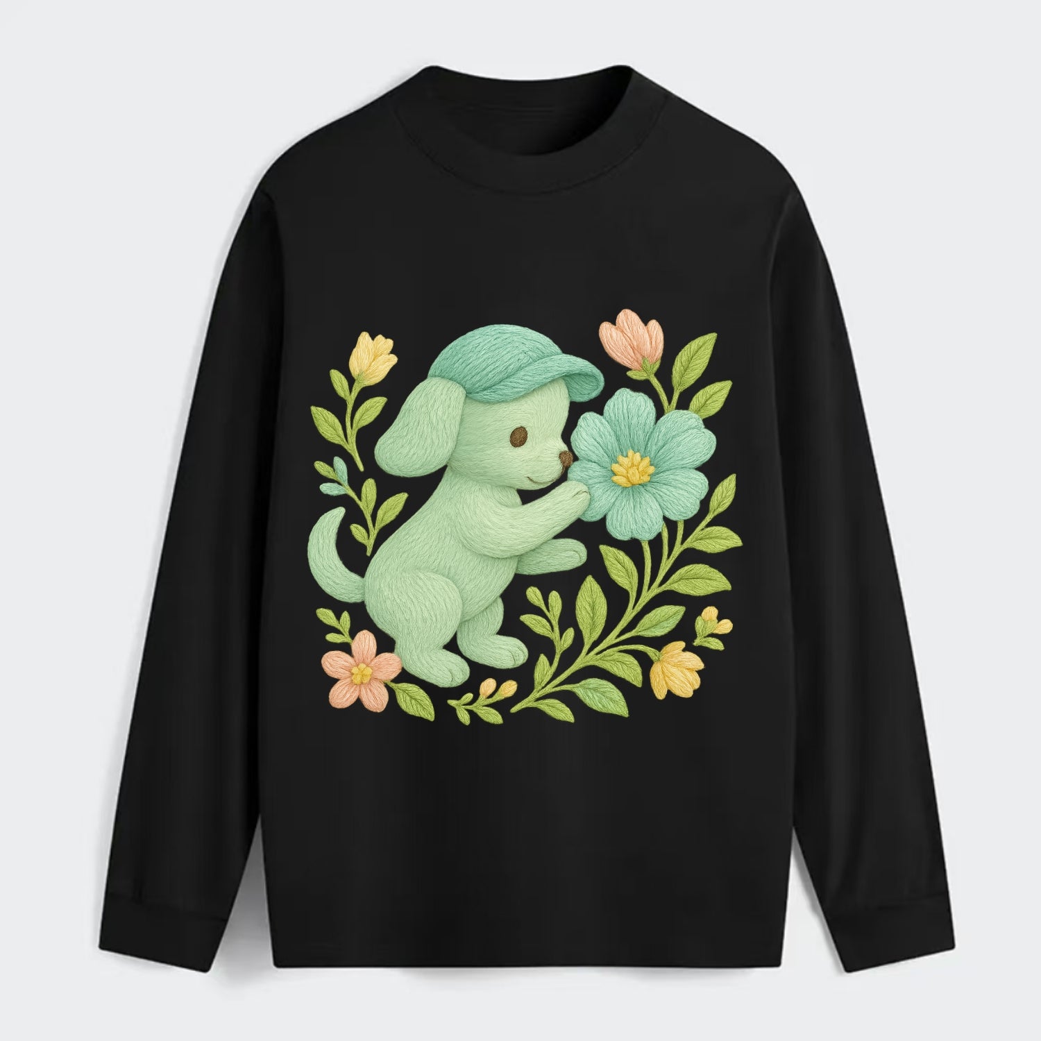 Mint Puppy - Classic Long Sleeve Shirt - Black