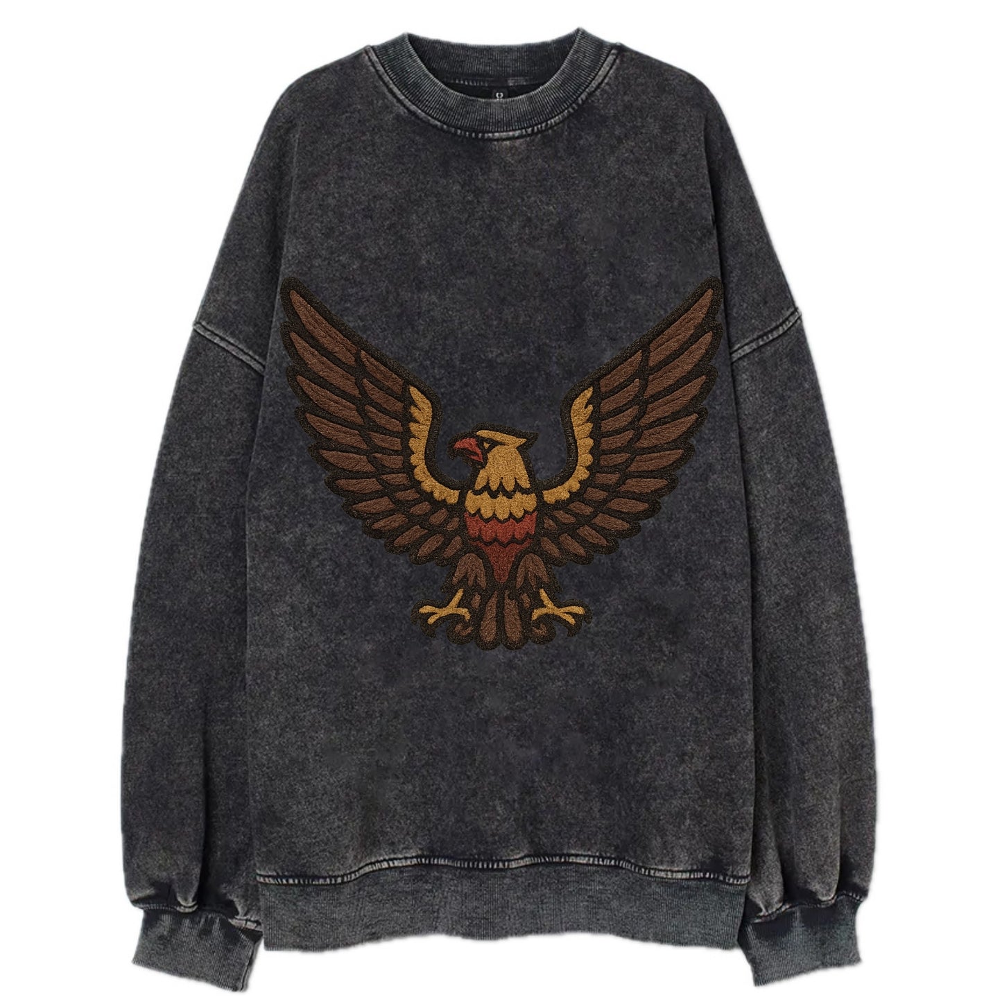 Eagle Wings  - Vintage Sweatshirt - Black