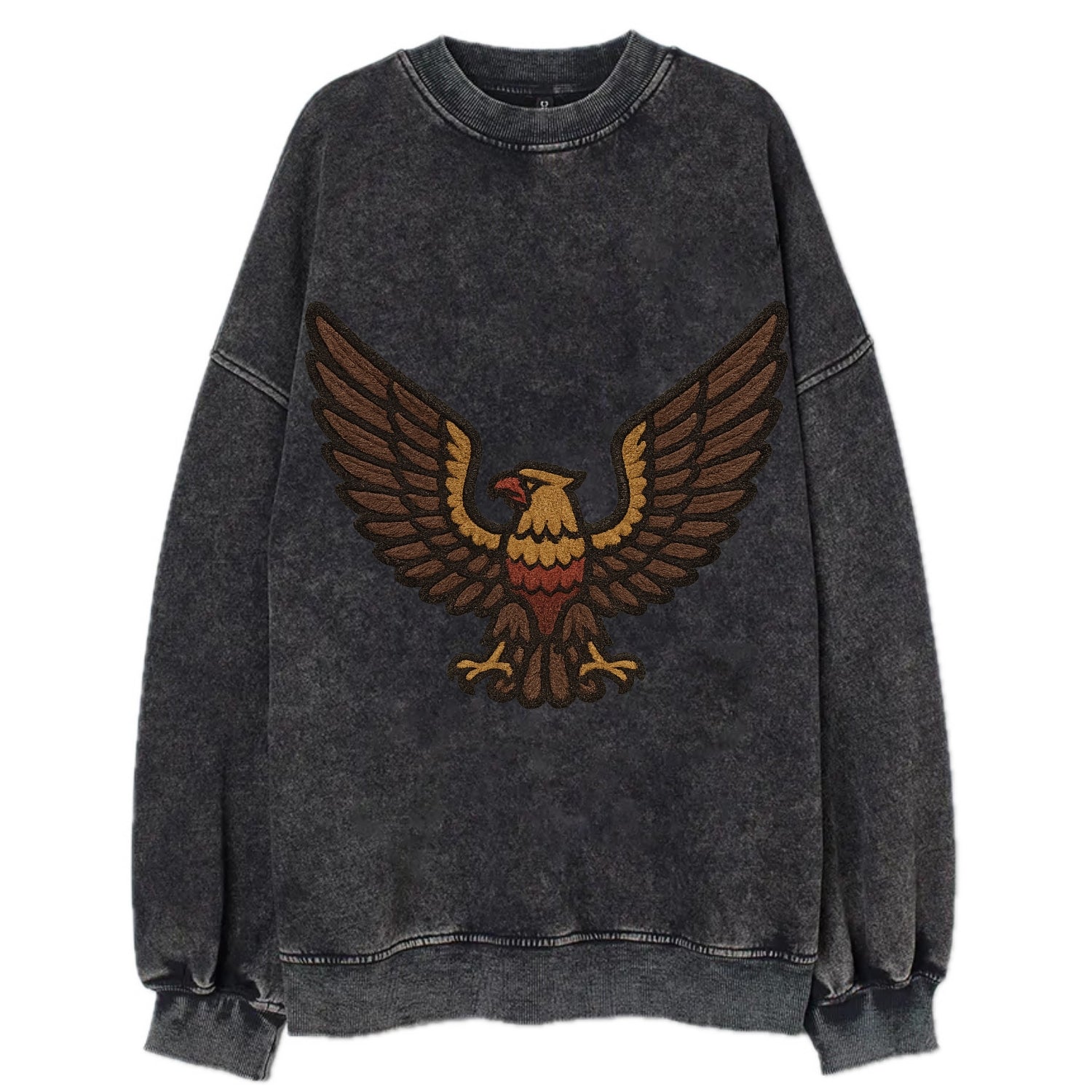 Eagle Wings  - Vintage Sweatshirt - Black