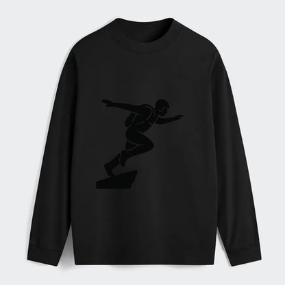 Base jumper launching off - Classic Long Sleeve Shirt - Black