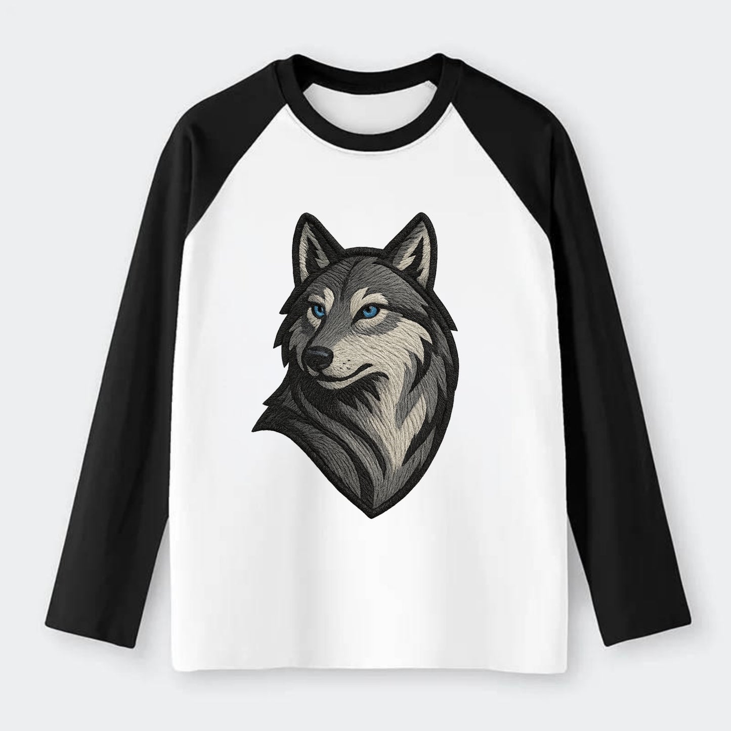 Trust Your Instincts  - Raglan Long Sleeve T-Shirt - Black