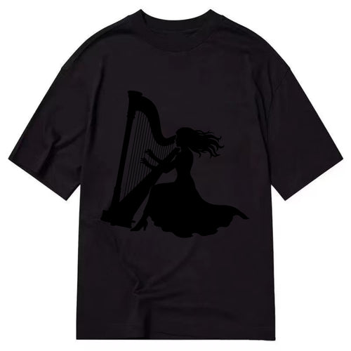 Harpist playing ethereal melody - Classic T-shirt