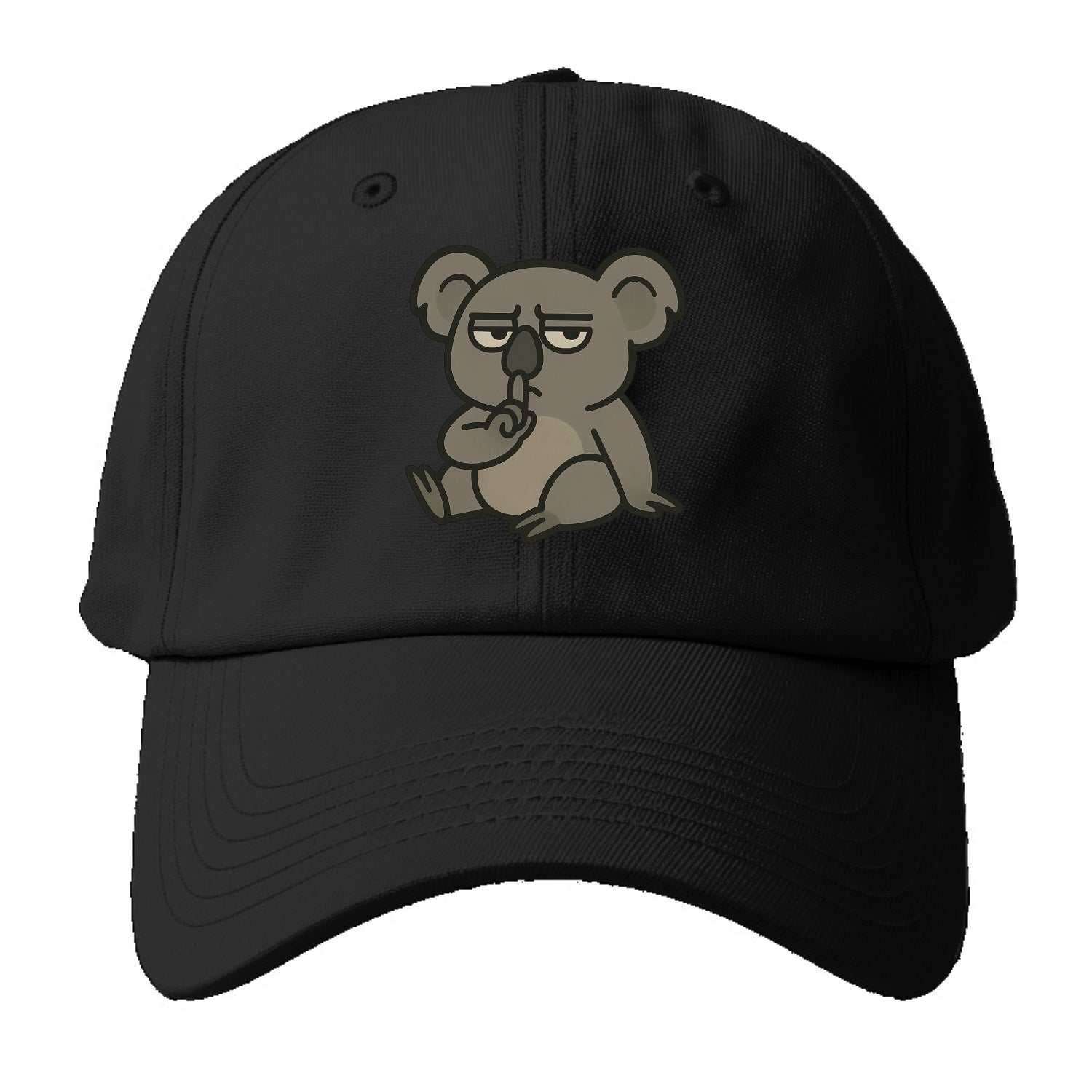 The Koala Judging - Baseball Cap - Black