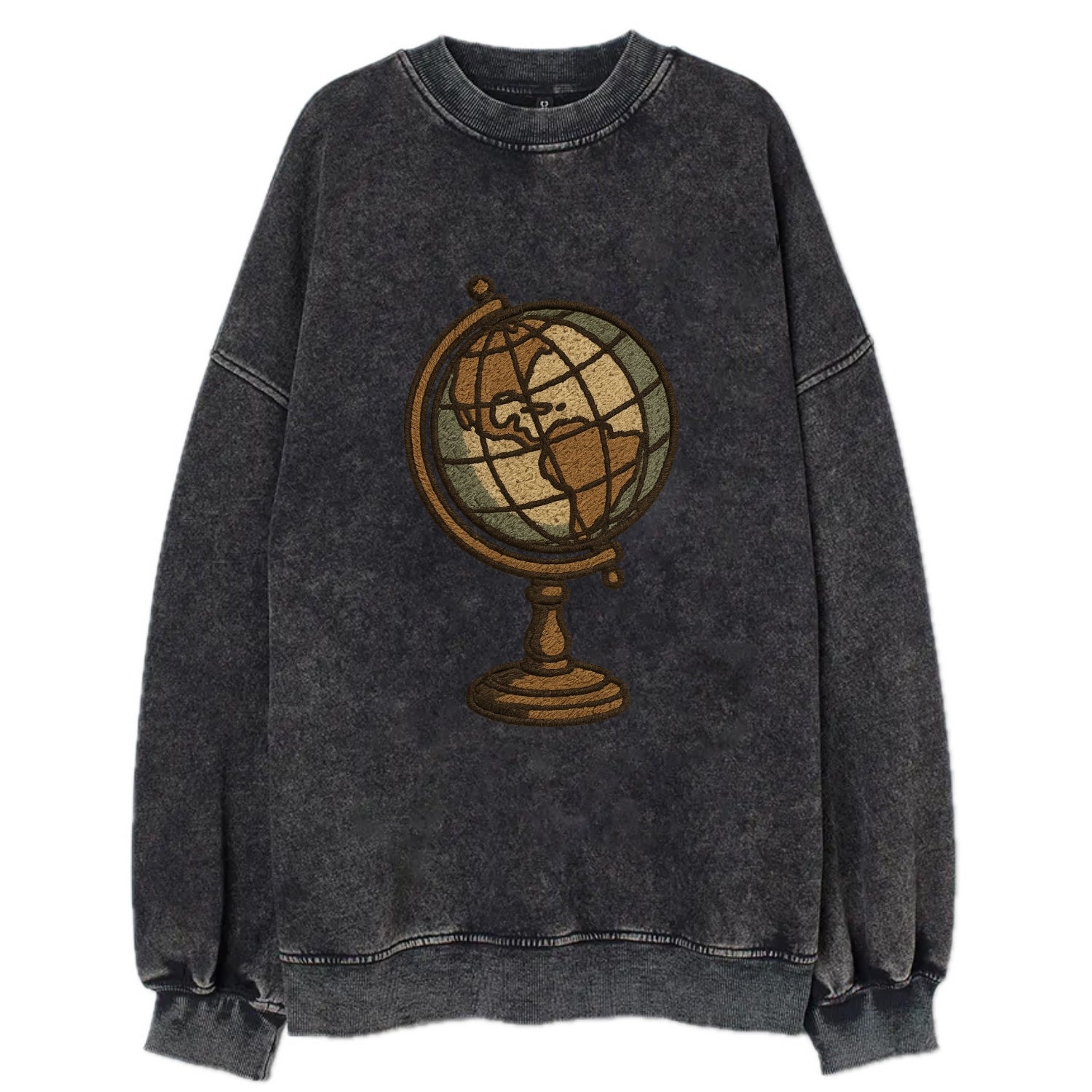 Globe  - Vintage Sweatshirt - Black