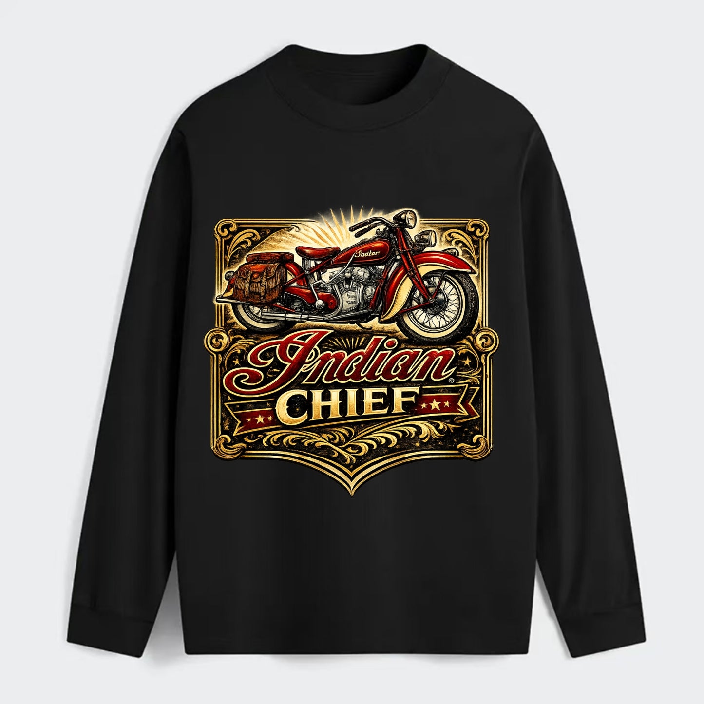 Classic Indian Chief - Classic Long Sleeve Shirt - Black