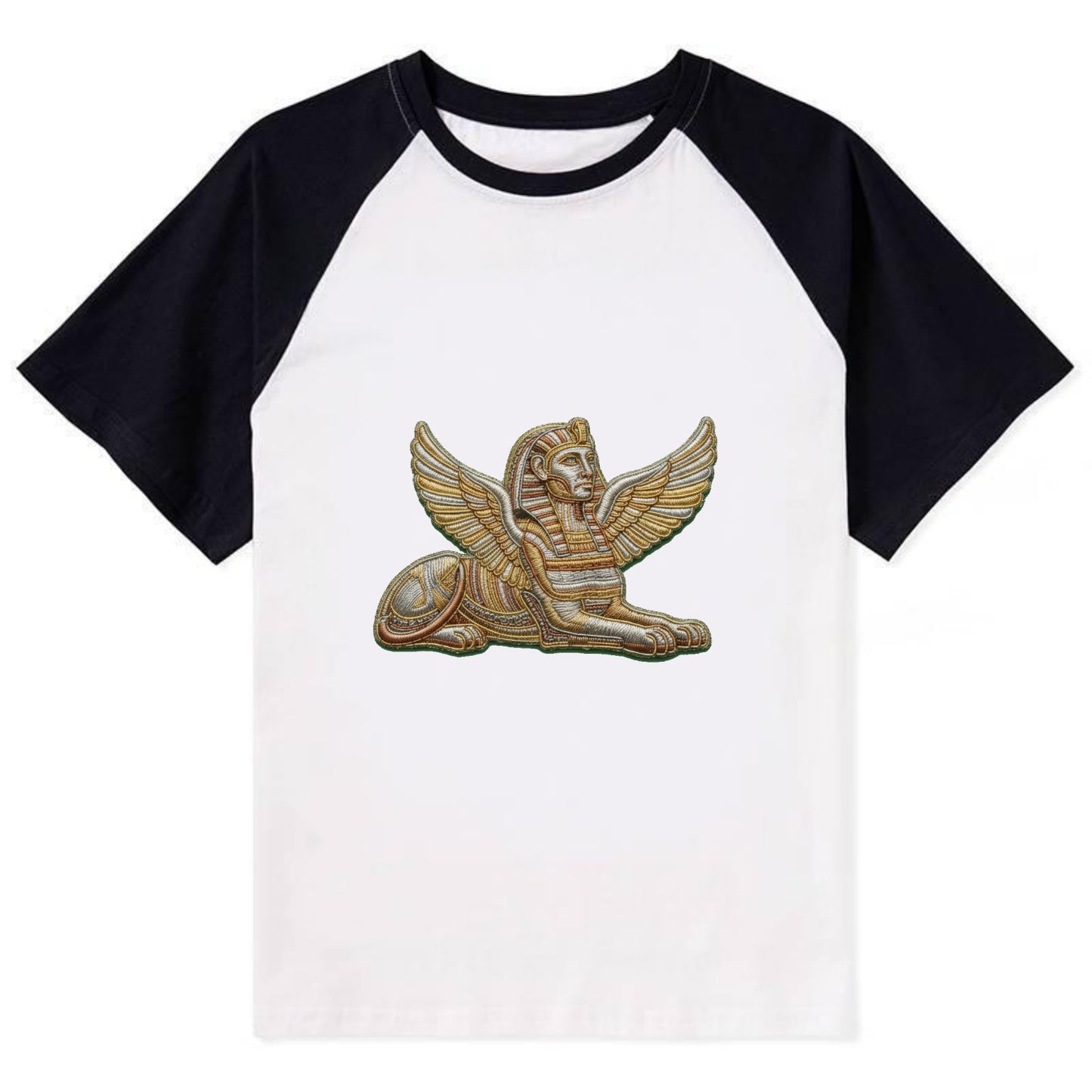 Sphinx - Contrast Raglan T-shirt - Black