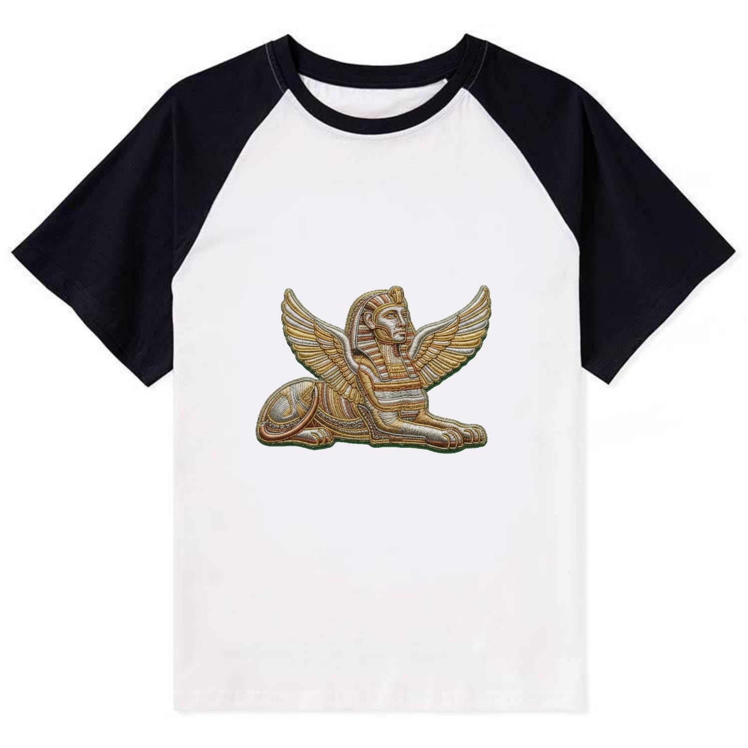 Sphinx - Contrast Raglan T-shirt - Black