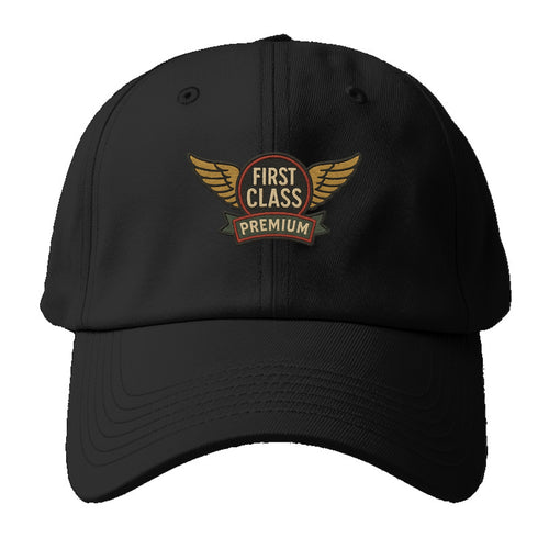 First Class Emblem  - Baseball Cap For Big Heads