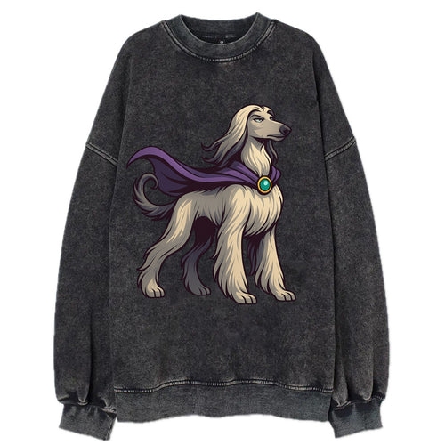 Afghan Hound Mystic Hero  - Vintage Sweatshirt