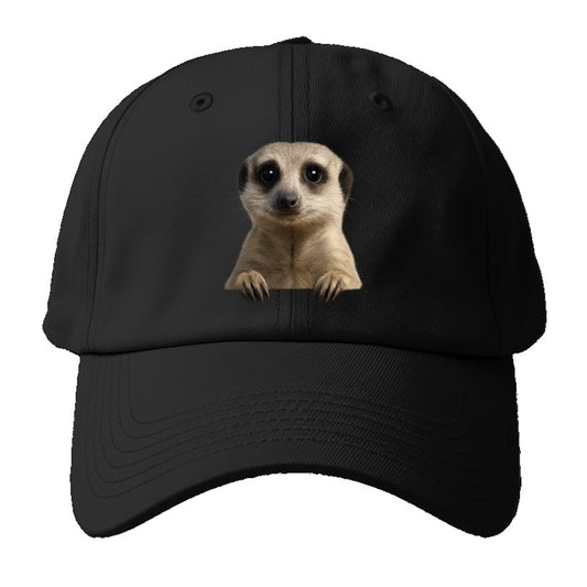 Meerkat  - Baseball Cap For Big Heads - Black