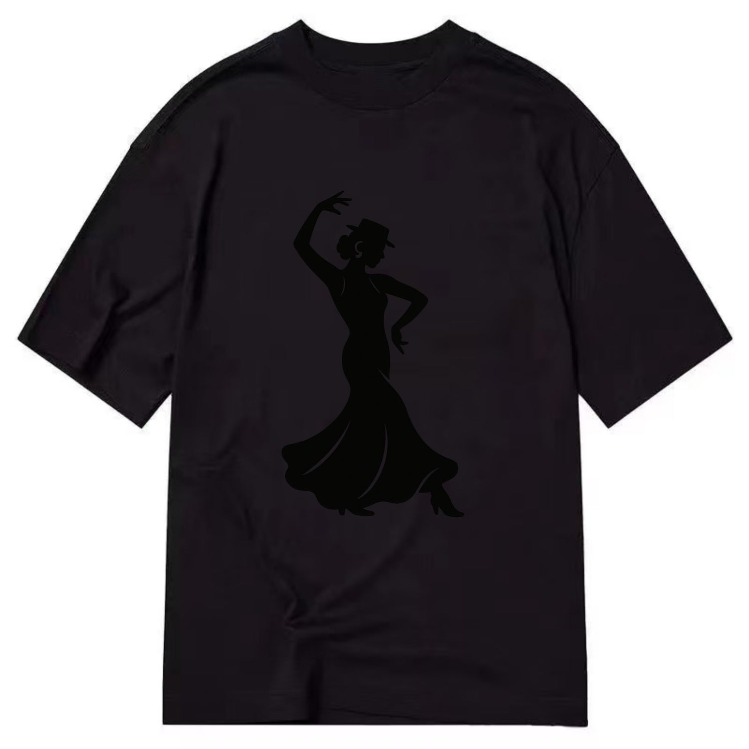 Flamenco dancer passionate stance - Classic T-shirt - Black