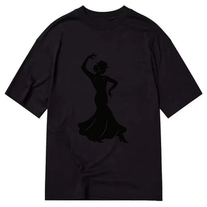 Flamenco dancer passionate stance - Classic T-shirt - Black