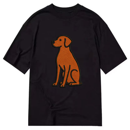 Vizsla - Rust colored sitting pose - Cla Classic T-shirt - Black