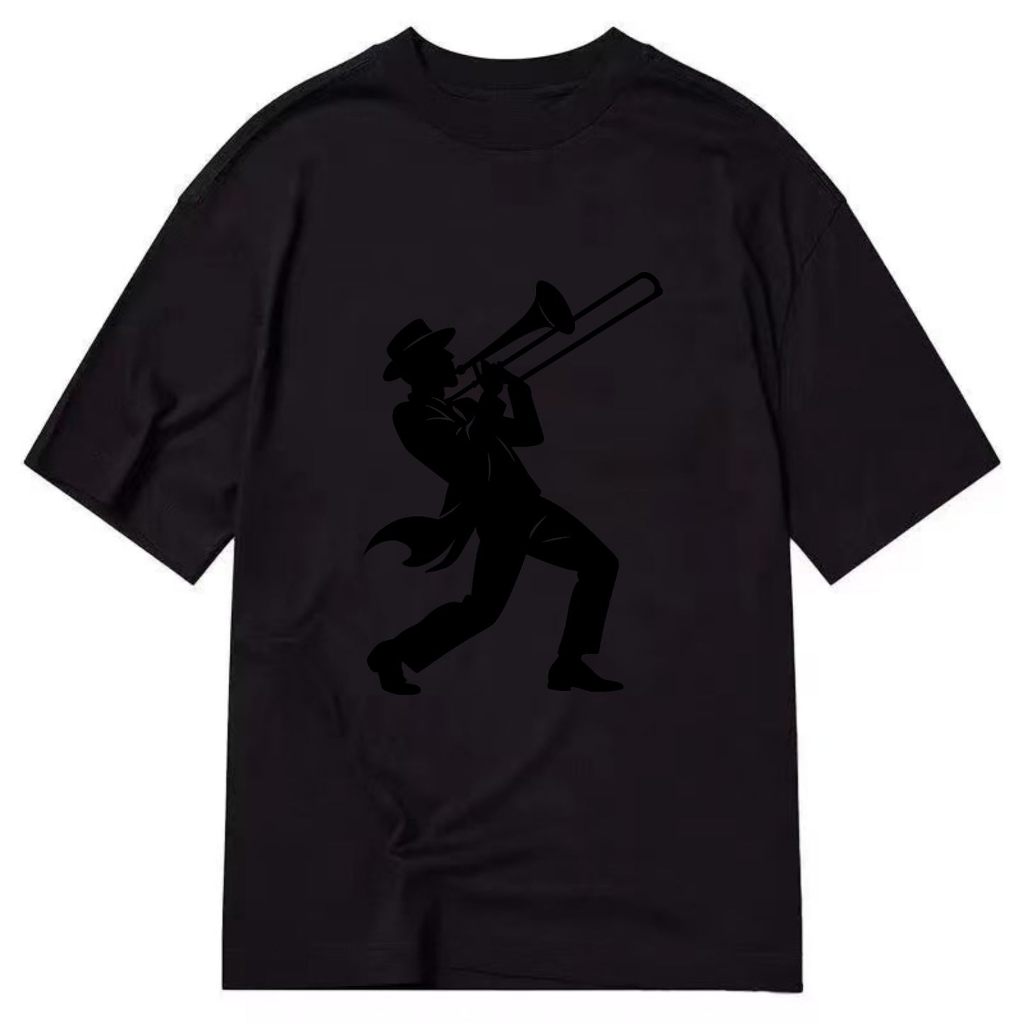 Trombone player jazz improvisation - Classic T-shirt - Black