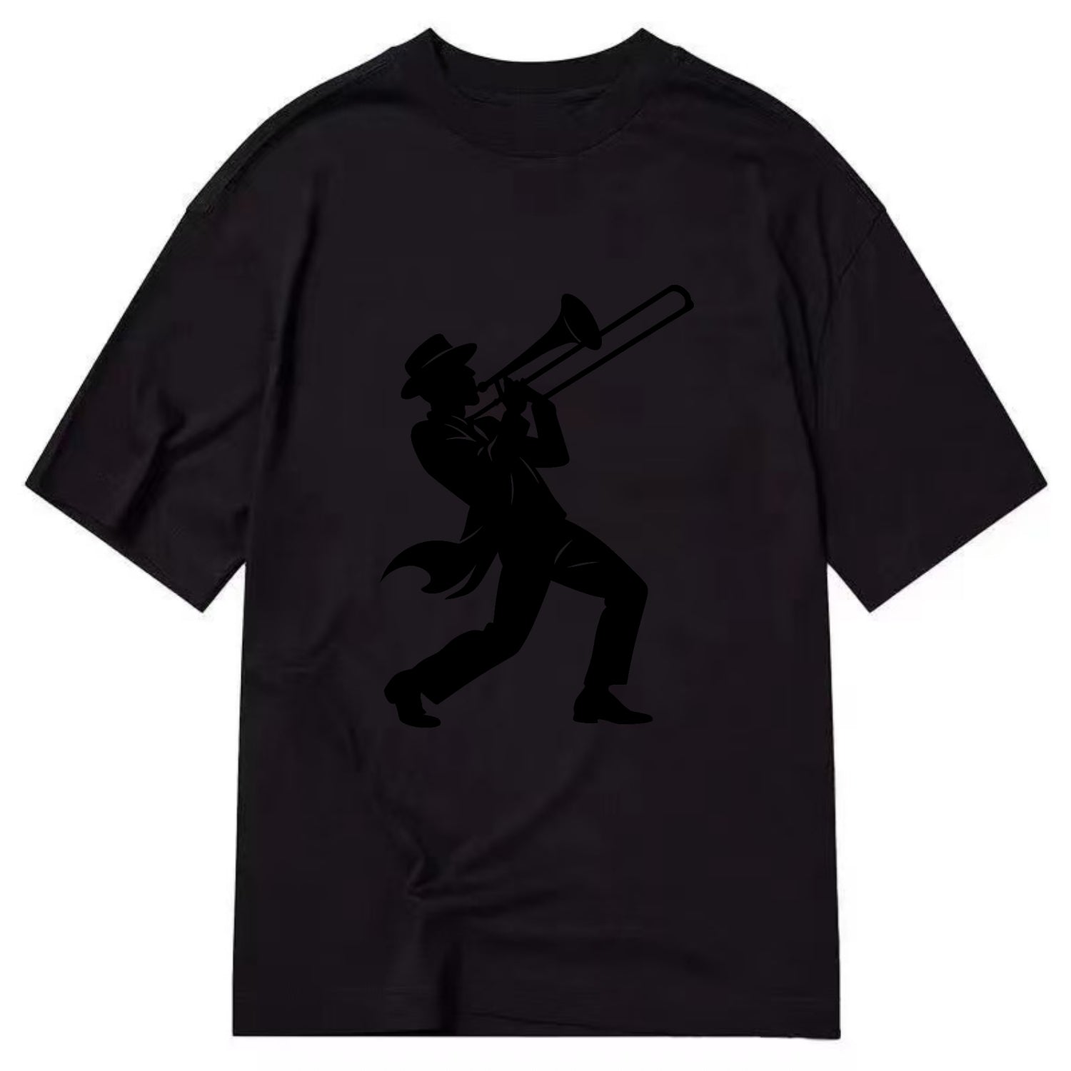 Trombone player jazz improvisation - Classic T-shirt - Black