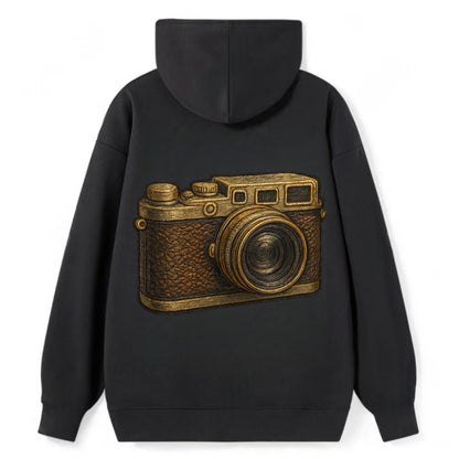 Film Camera  - Classic Pullover Hoodie - Black