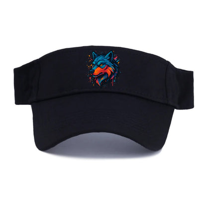 Velvet Wolf Royal  - Visor - Black