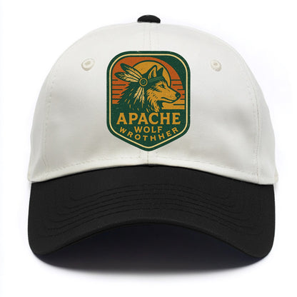 Apache Wolf Brother  - Two Tone Cap - Black