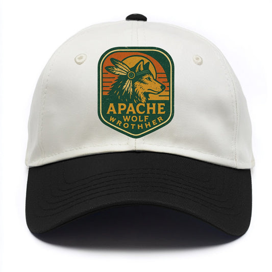 Apache Wolf Brother  - Two Tone Cap - Black