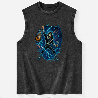 Ace Frehley Cosmic Solo - Vintage Washed Tank - Black