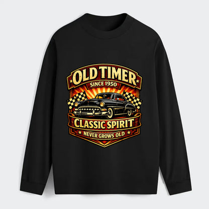 Old Timer Classic Spirit - Classic Long Sleeve Shirt - Black