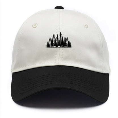 Pine Forest - Two Tone Cap - Black