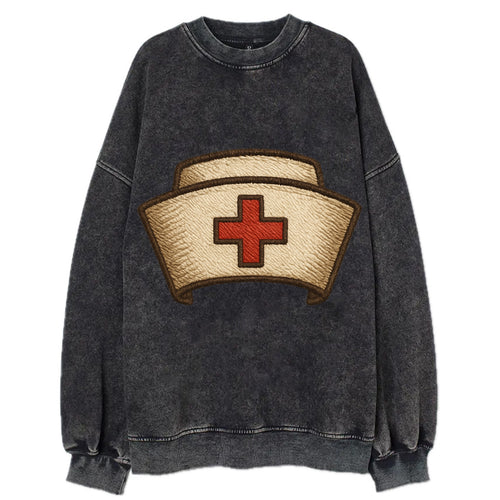 Nurse Cap  - Vintage Sweatshirt