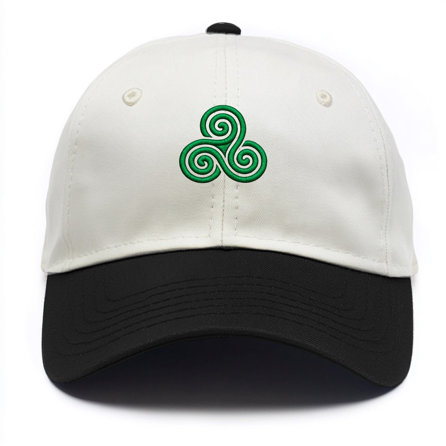 Triple Spiral - Two Tone Cap - Black