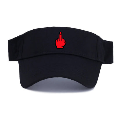 Bold Defiance Icon - Visor - Black