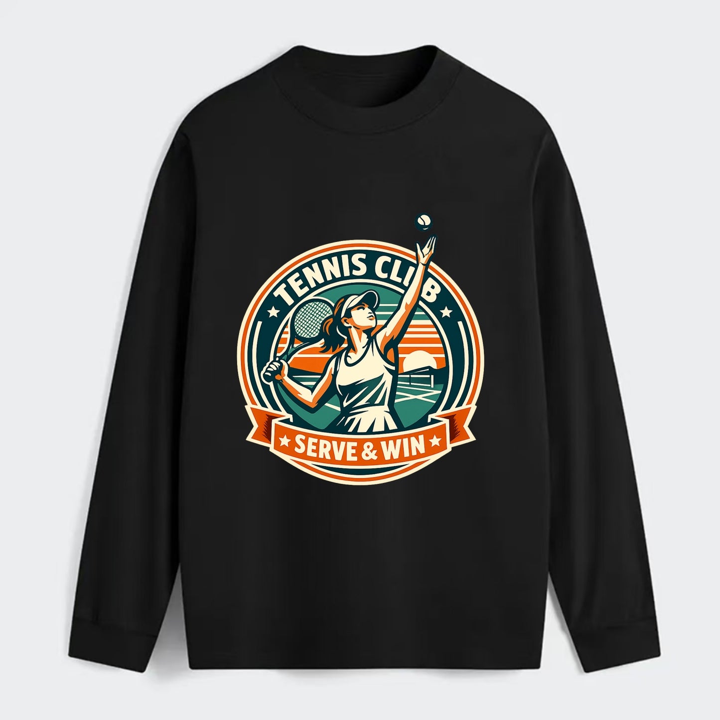 Ace of the Court - Classic Long Sleeve Shirt - Black