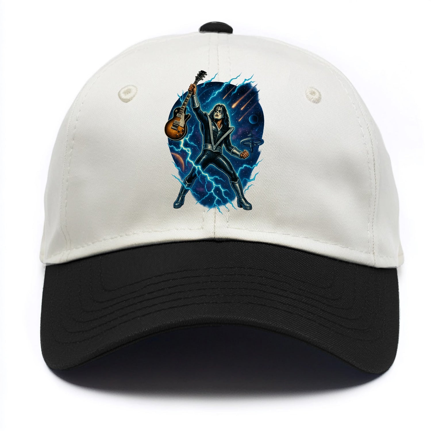 Ace Frehley Cosmic Solo - Two Tone Cap - Black