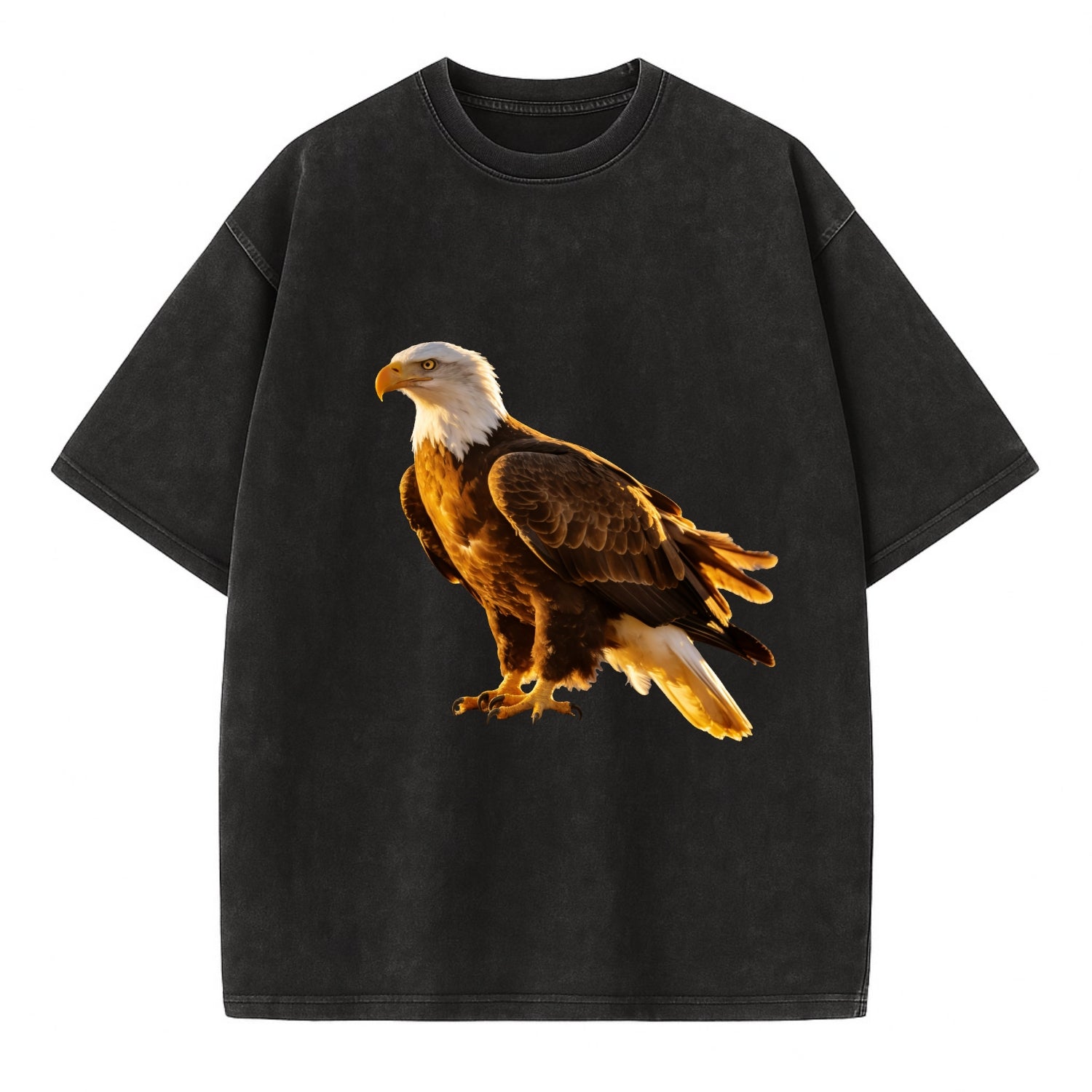 Eagle - Vintage T-shirt - Black
