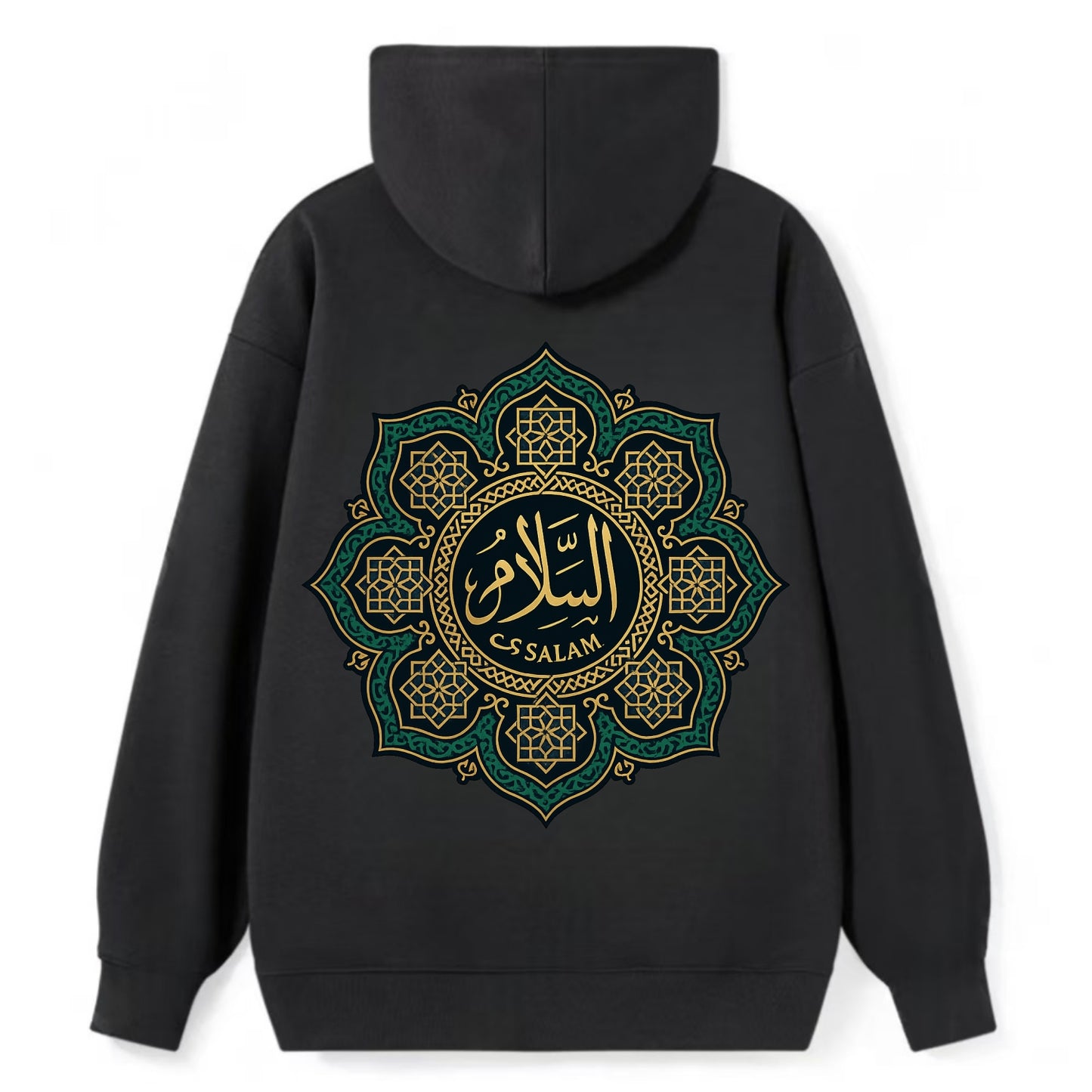 As-Salam Mandala - Classic Pullover Hoodie - Black