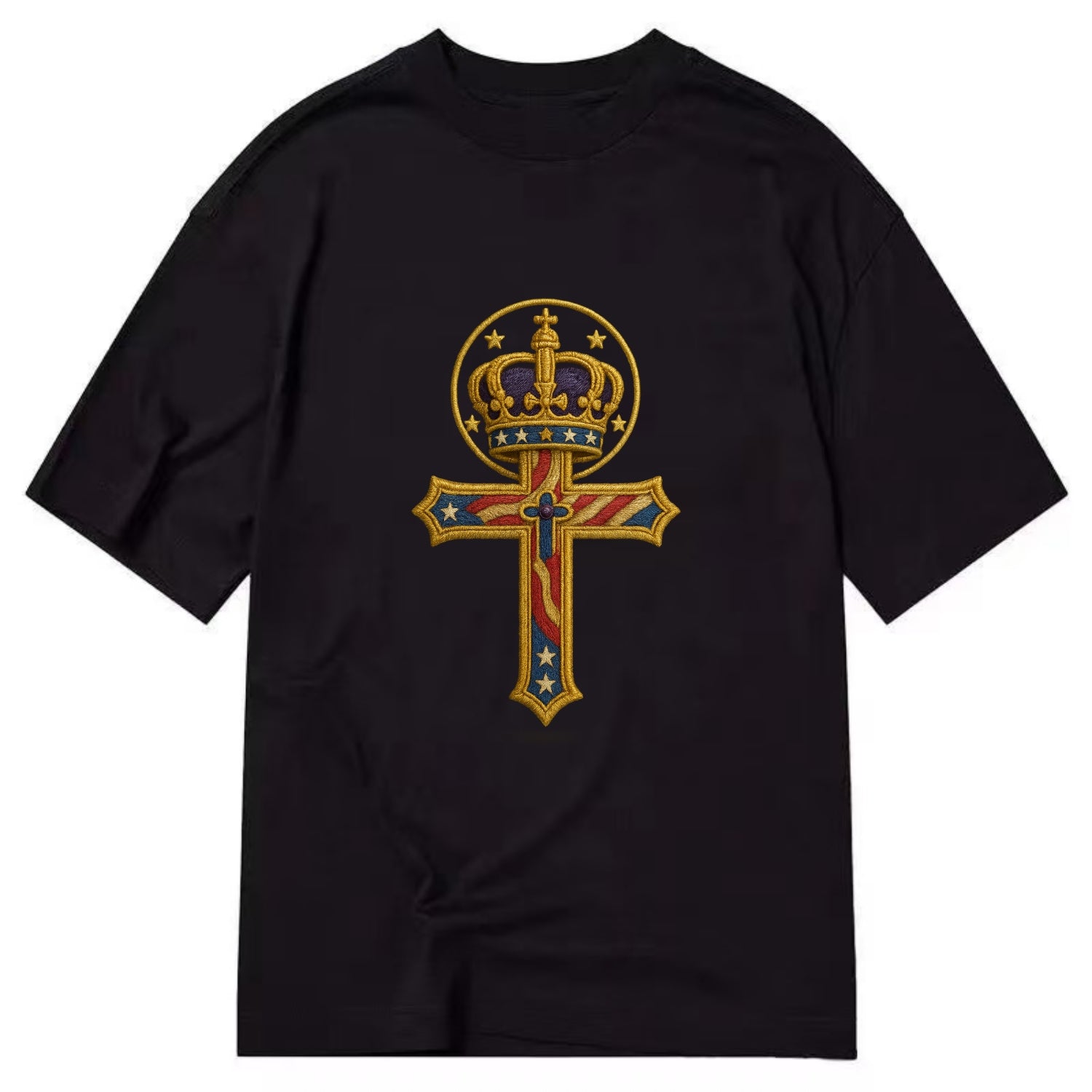 Cross and Crown  - Classic T-shirt - Black