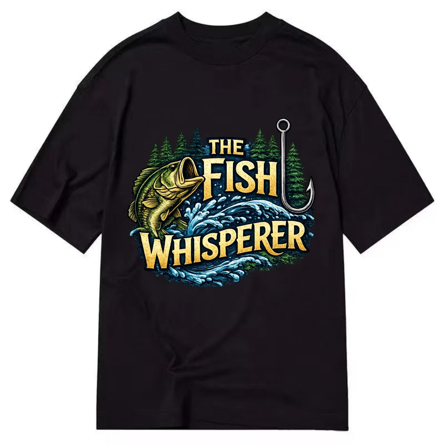 Fish Whisperer - Classic T-shirt - Black