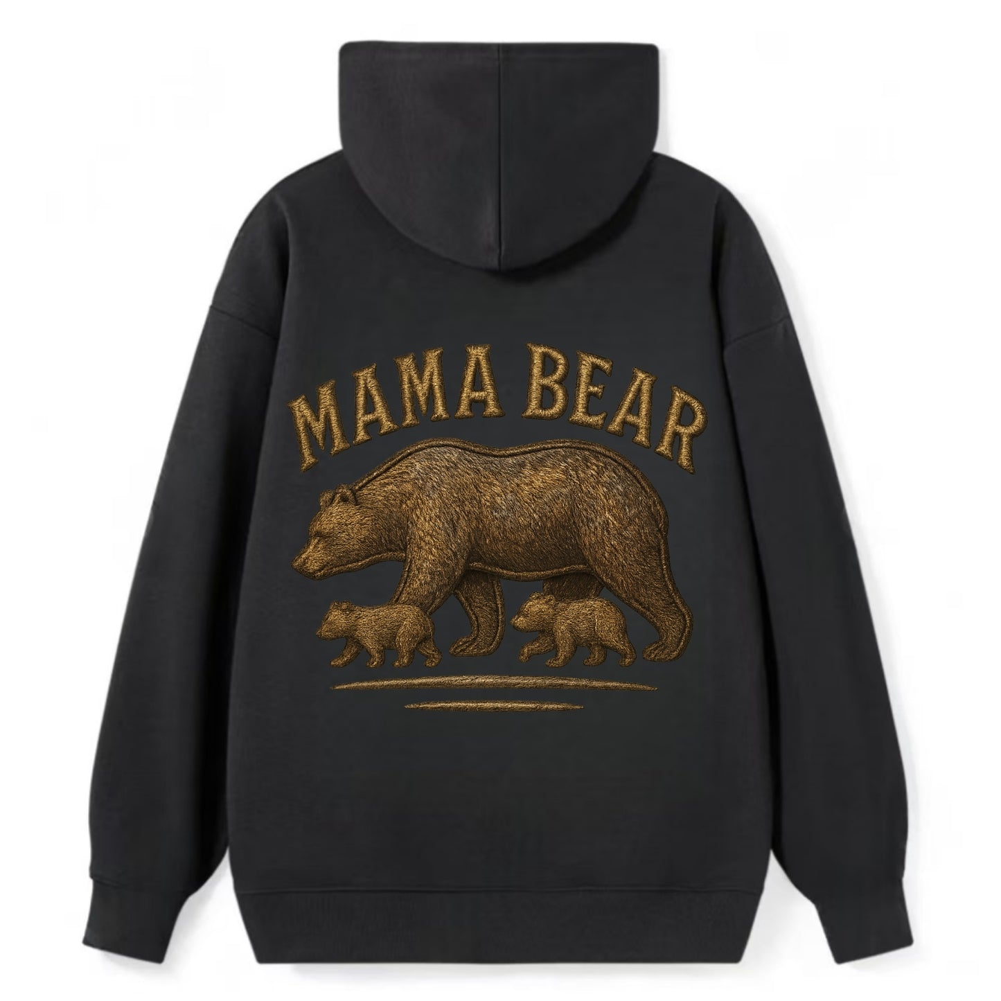 Mama Bear  - Classic Pullover Hoodie - Black