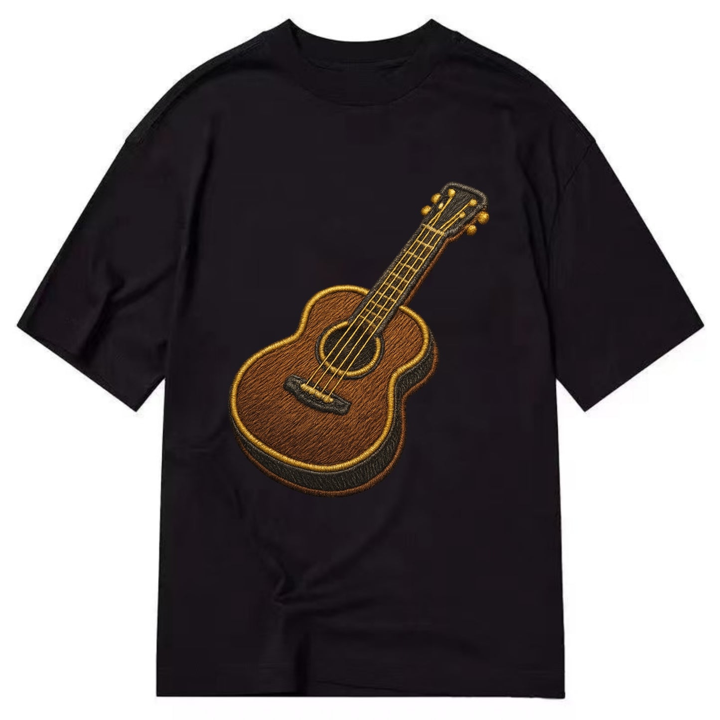 Vintage Guitar  - Classic T-shirt - Black