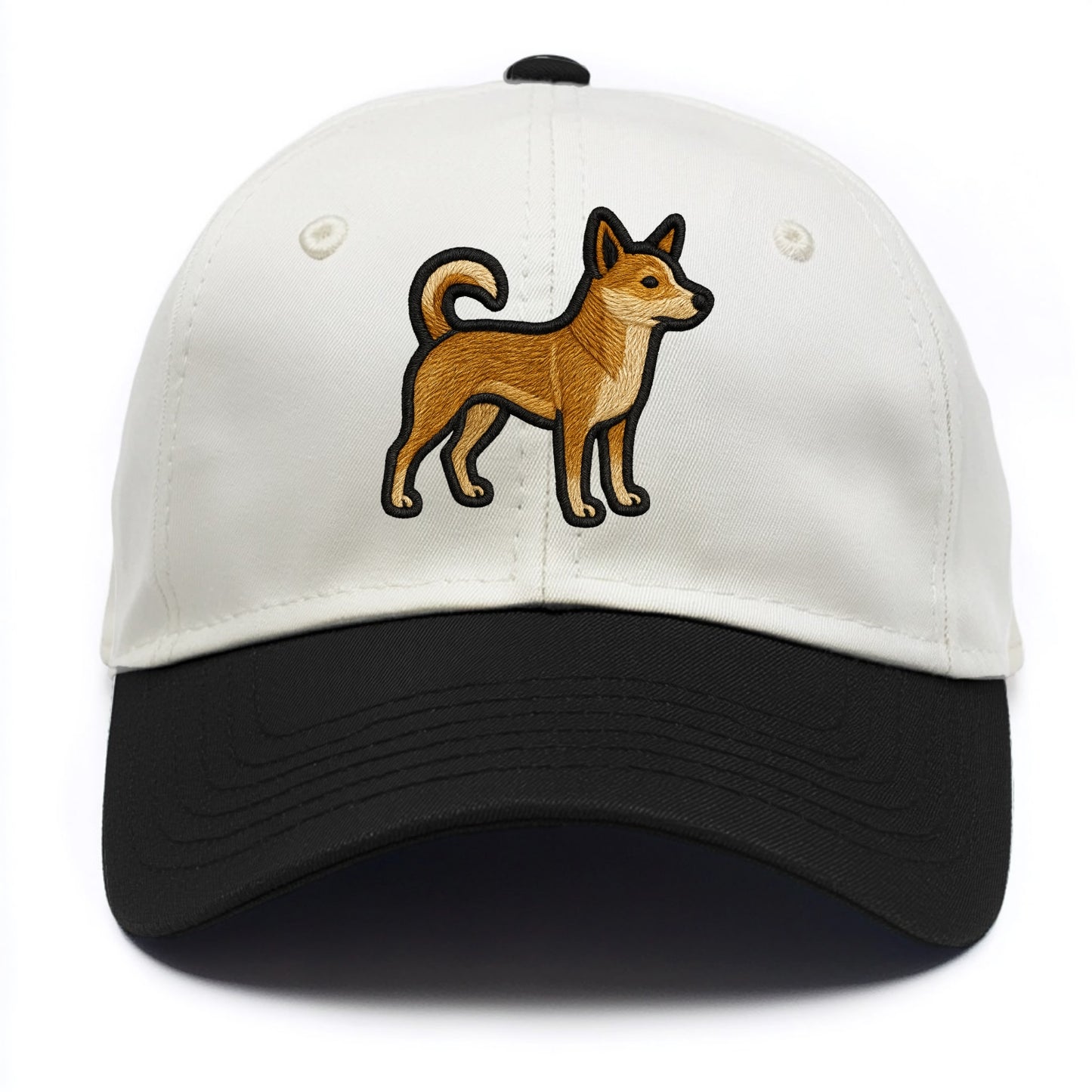 Norwegian Lundehund - Modern puffin hunt - Two Tone Cap - Black