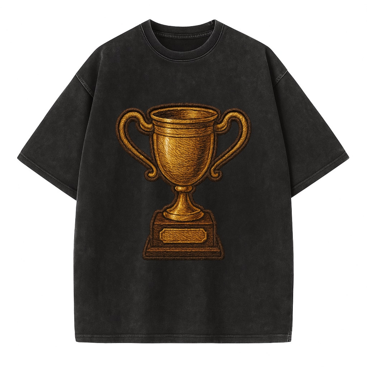 Trophy Cup  - Vintage T-shirt - Black