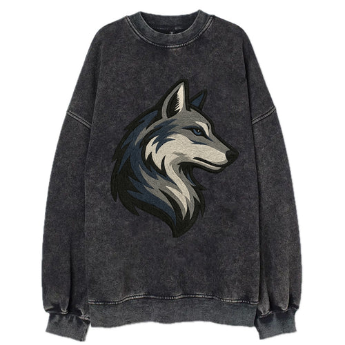 Lone Wolf Wanderer  - Vintage Sweatshirt