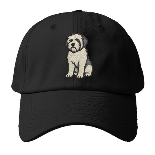Polish Lowland Sheepdog - White and gray - Baseball Cap For Big Heads