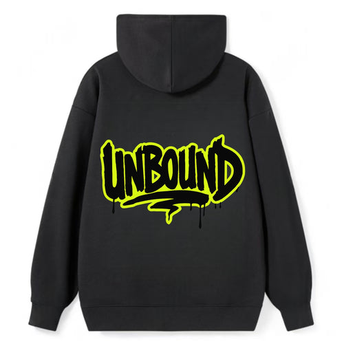 Bold typography design - UNBOUND - without limits, free from constraints - Classic Pullover Hoodie