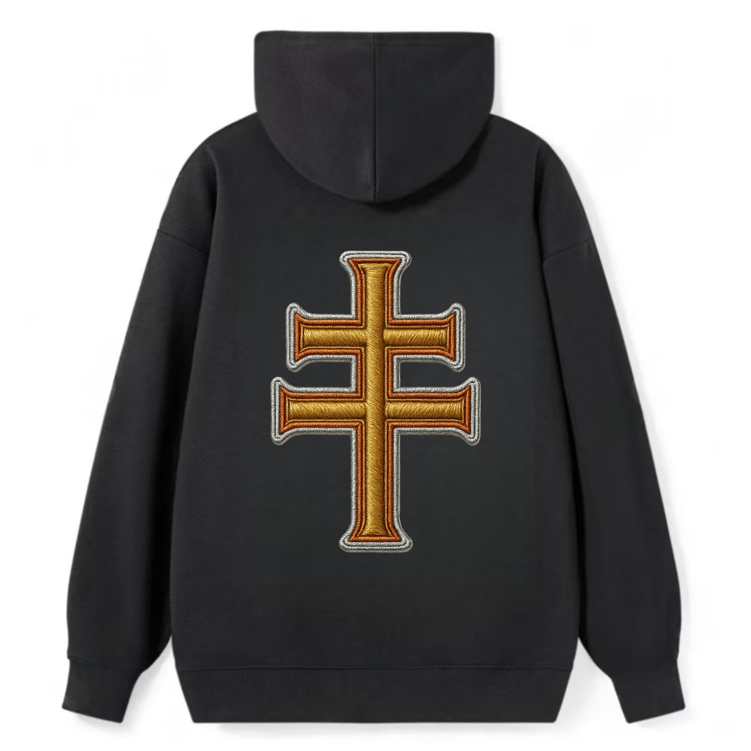 Patriarchal Cross - Classic Pullover Hoodie - Black