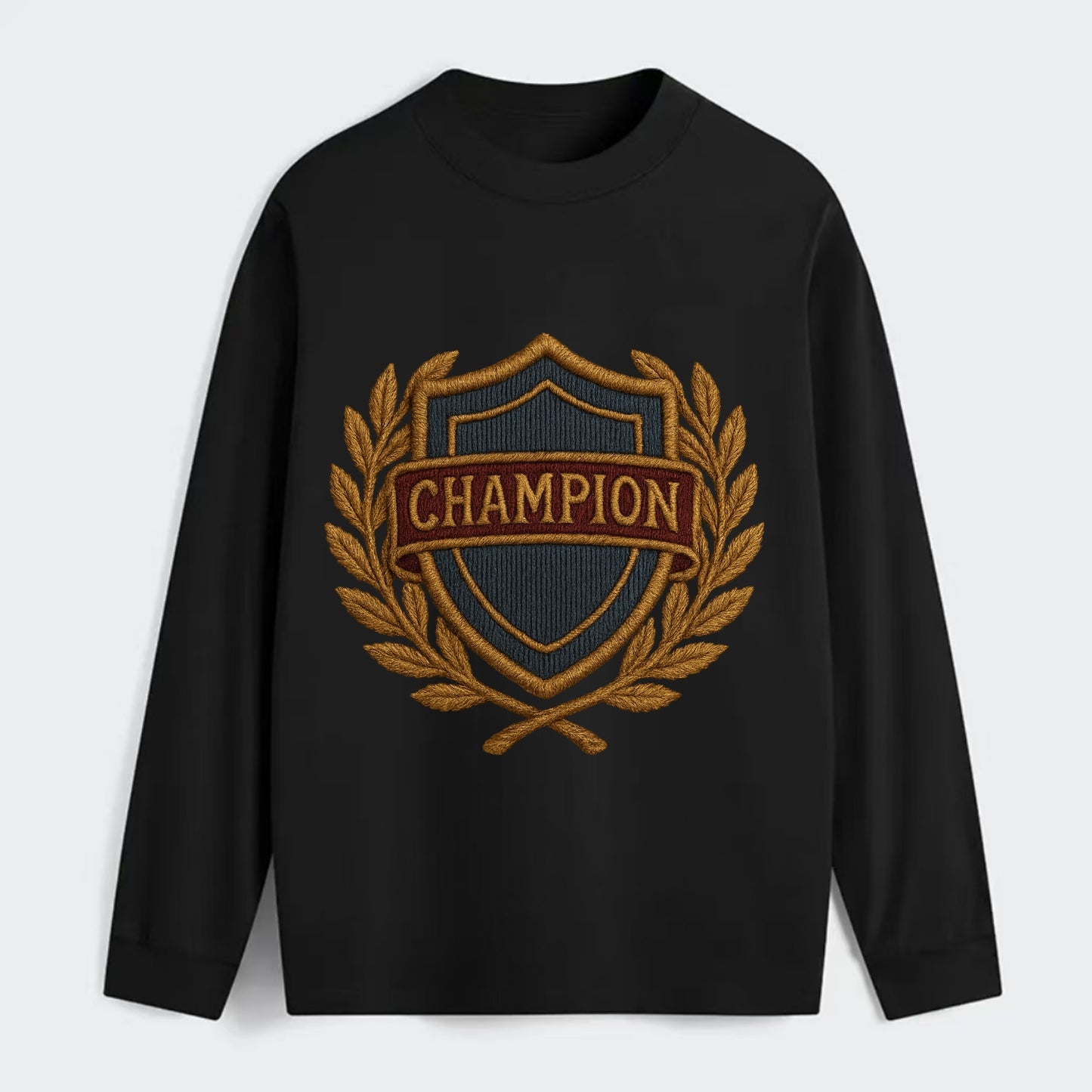 Champion Shield  - Classic Long Sleeve Shirt - Black