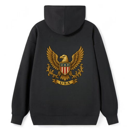 Usa Heritage Eagle 3 - Classic Pullover Hoodie