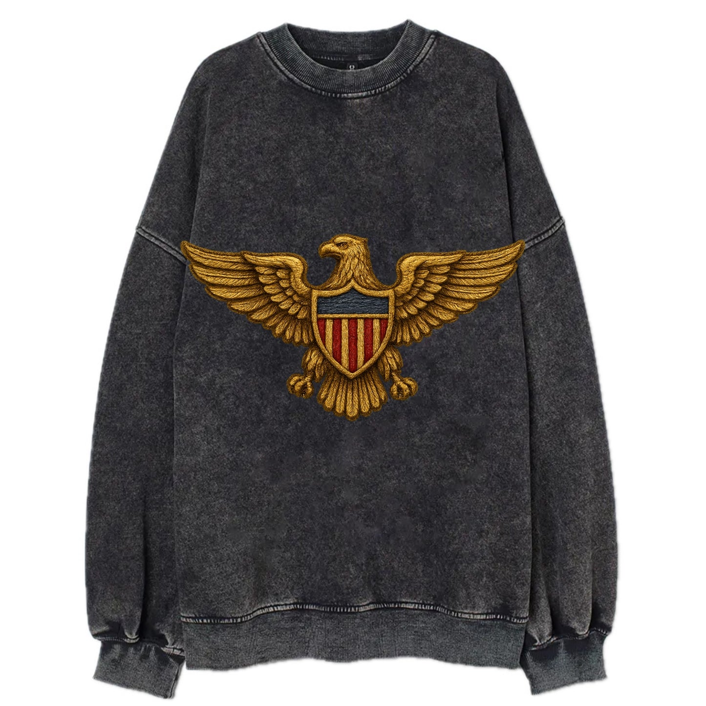 Pilot Wings  - Vintage Sweatshirt - Black