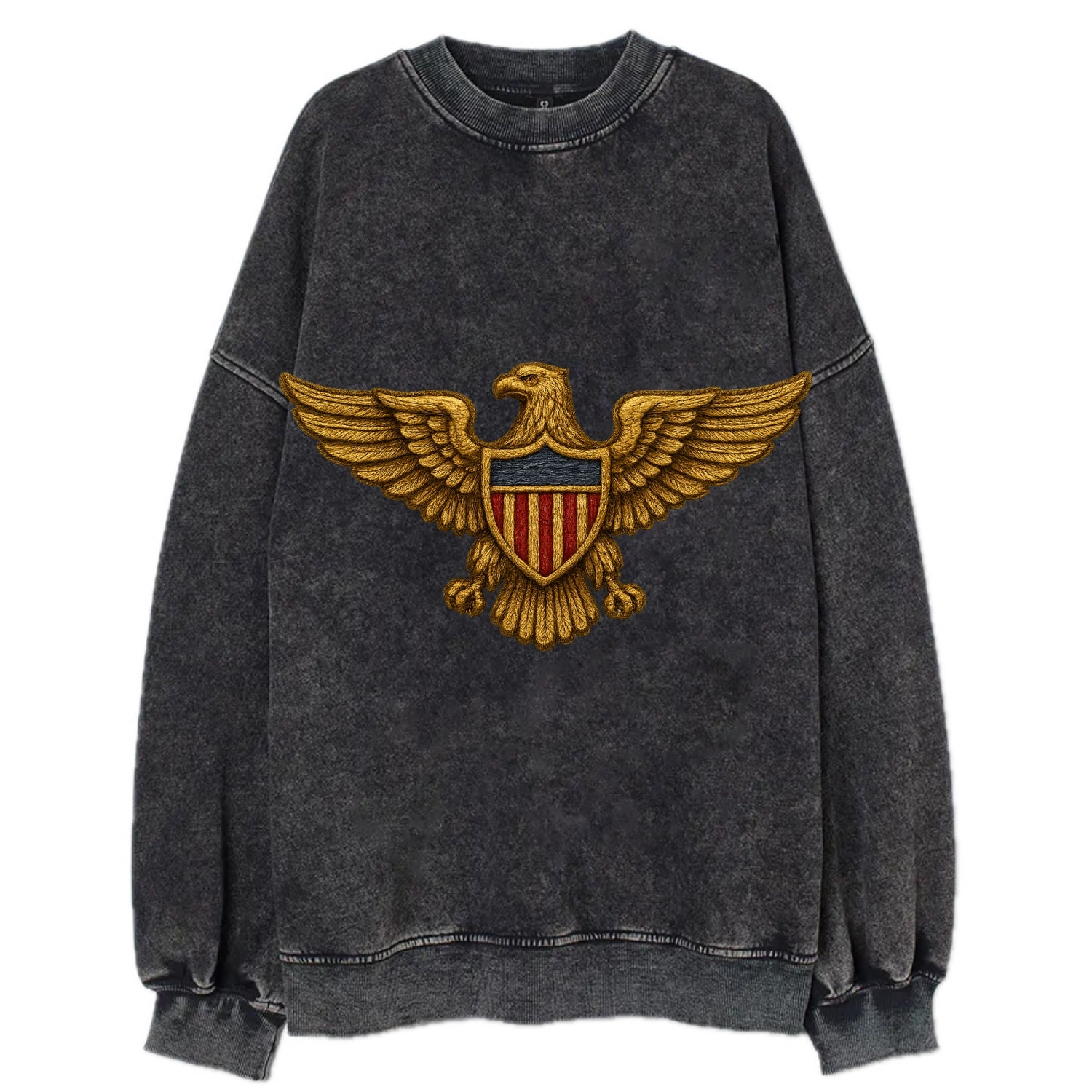Pilot Wings  - Vintage Sweatshirt - Black