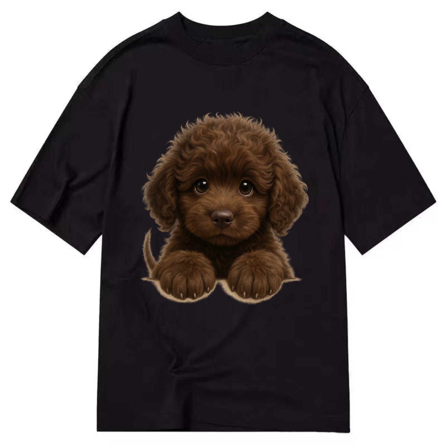 Irish Water Spaniel  - Classic T-shirt - Black